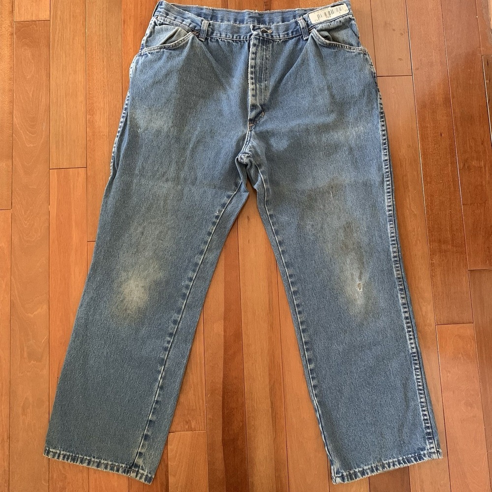 Bulwark FR Jeans Men's Flame Resistant Work Denim 36 (Measured 34×28)